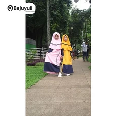 Jilbab Anak Syari Seragam Umur 11 Tahun