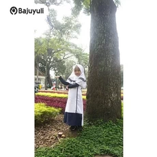 Gamis Anak Warna Hijau Botol TPQ Anak Tanggung