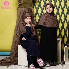 Baju Muslim Anak Putih Niqab Grosir