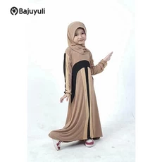 Gamis Jeans Anak Perempuan Syari Umur 7 Tahun