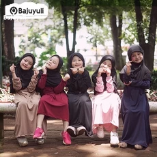 Jual Baju Muslim Anak Perempuan Lucu Lebaran Tanggung