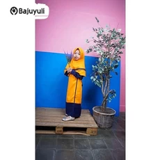 Gamis Anak Warna Navy Ngaji Terbaru