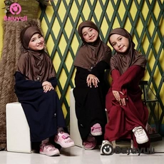 Gamis Anak Bahan Moscrepe SD Reseller