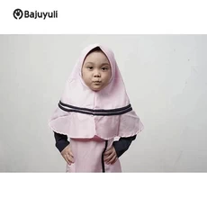 Gamis Anak Bahan Moscrepe Niqab Umur 7 Tahun