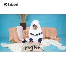Gamis Anak Warna Putih Lebaran Umur 12 Tahun