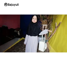 Gamis Susun Anak Warna Hitam Grosir