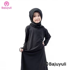 Gamis Anak Bahan Wolfis MTS Umur 7 Tahun