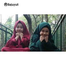 Baju Muslim Anak Putih Seragam Umur 10 Tahun