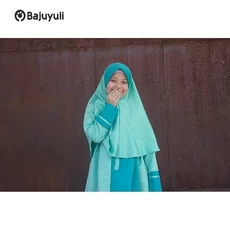 Jual Baju Muslim Anak Perempuan Lucu Warna Hitam Umur 12 Tahun