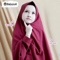Gamis Putih Anak Rabbani Syari Umur 11 Tahun