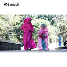 Gamis Anak Warna Hijau Botol Polos Umur 6 Tahun