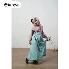 Gamis Levis Anak Perempuan TPQ Umur 9 Tahun