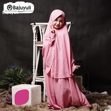 Gamis Toyobo Anak Warna Hitam Dropship