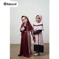 Gamis Anak Warna Navy Murah Umur 10 Tahun