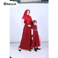 Baju Gamis Anak Niqab Umur 7 Tahun