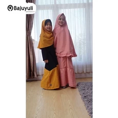 Gamis Anak Warna Navy Murah Umur 8 Tahun