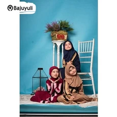 Jual Baju Muslim Anak Perempuan Lucu MTS Umur 6 Tahun