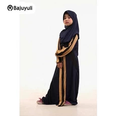 Gamis Anak Warna Hijau Botol Ngaji Terbaru 2023