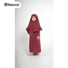 Gamis Anak Bahan Wolfis Pesantren Tanggung