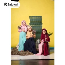 Gamis Anak Bahan Moscrepe Ngaji Anak Tanggung