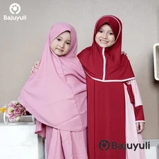 Gamis Anak Warna Hijau Botol Pesantren Remaja