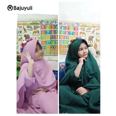 Gamis Anak Polos Niqab Remaja