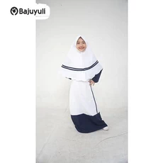 Gamis Putih Anak Perempuan Lebaran Umur 11 Tahun