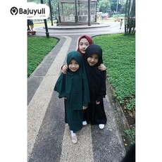 Gamis Anak Warna Hitam Warna Hitam Tanggung