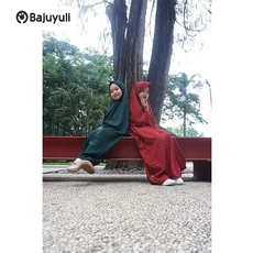 Gamis Anak Warna Hijau Botol SD Tanggung