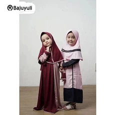Gamis Anak Warna Navy Murah Umur 6 Tahun