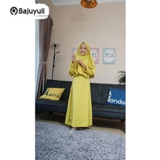 Jilbab Anak Syari Polos Umur 13 Tahun