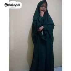 Gamis Anak Warna Hitam Warna Hitam Umur 6 Tahun