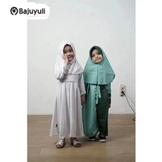 Jual Gamis Anak Perempuan Polos Tanggung