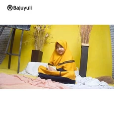 Gamis Anak Bahan Wolfis Niqab Dropship