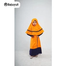 Jilbab Anak Syari Lebaran Umur 7 Tahun