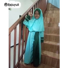 Gamis Anak Warna Hitam Umur 11 Tahun