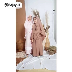 Jilbab Anak Syari Warna Hitam Reseller