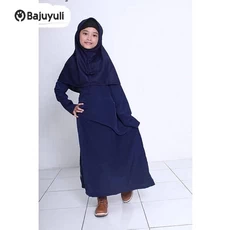 Gamis Jeans Anak Perempuan MTS Umur 7 Tahun