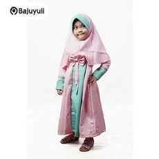 Gamis Anak Putih Murah Syari Umur 9 Tahun