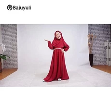 Gamis Anak Bahan Wolfis Murah Tanggung