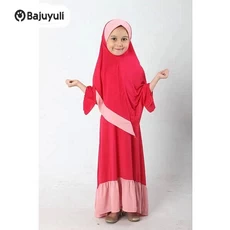Gamis Anak Putih Syari Umur 13 Tahun