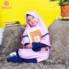 Gamis Anak Bahan Moscrepe Murah Umur 6 Tahun