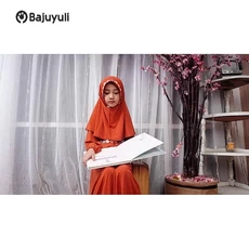 Baju Muslim Anak Putih SMP Umur 5 Tahun