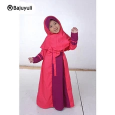 Jual Gamis Anak Perempuan Niqab Umur 5 Tahun