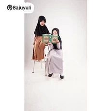 Gamis Anak Kombinasi Kotak SD Terbaru