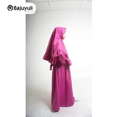 Gamis Anak Kombinasi 2 Warna SMP ABG