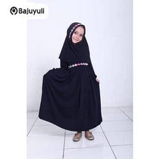 Gamis Putih Anak Niqab Terbaru 2023