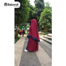 Gamis Anak Putih Murah Seragam Tanggung