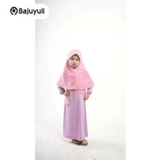 Gamis Hitam Anak TPA Umur 11 Tahun
