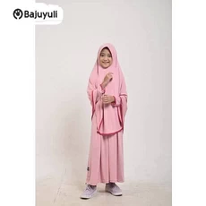 Jilbab Anak Syari Seragam Terbaru